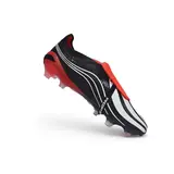 Adidas Predator 27 Elite Tongue Black, White and Red Firm Ground FG Football Boot