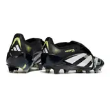 Adidas Predator 25 Elite Tongue Black White and Green Firm Ground FG Football Boot