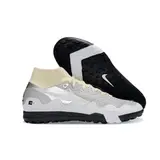 Nike x Patta Zoom Mercurial Superfly Elite White, Black and Silver Turf TF Football Boot