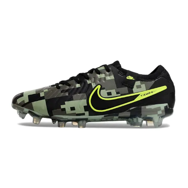 Nike Tiempo 10 Legend Elite Camouflage Green Firm Ground FG Football Boot