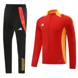 Adidas Red Cold Set Jacket and Pants - Red/Orange