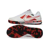 Nike SB Gato X Supreme White and Red Indoor IC Football Boot - White/Red/Black
