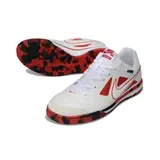 Nike SB Gato X Supreme White and Red Indoor IC Football Boot - White/Red/Black