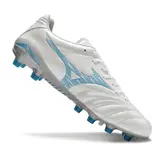 Mizuno Morelia Neo IV Pro White and Light Blue Firm Ground FG Football Boot