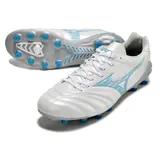 Mizuno Morelia Neo IV Pro White and Light Blue Firm Ground FG Football Boot