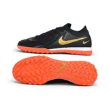 Nike Phantom GX2 Elite Black and Orange Turf TF Football Boot