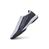 Adidas F50 Hyperfast Laceless Elite Leather Tech Pack Turf TF Football Boot - White/Black