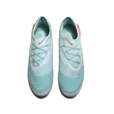 Nike Phantom 6 Elite White, Light Blue and Orange Firm Ground FG Kids Football Boot