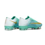 Nike Air Zoom Mercurial Superfly 11 Elite Light Blue and Golden Firm Ground FG Kids Football Boot