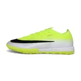 Nike Air Zoom Mercurial Vapor 17 Elite White and Fluorescent Green Turf TF Football Boot