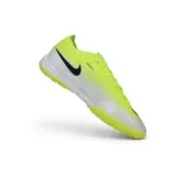 Nike Air Zoom Mercurial Vapor 17 Elite White and Fluorescent Green Turf TF Football Boot