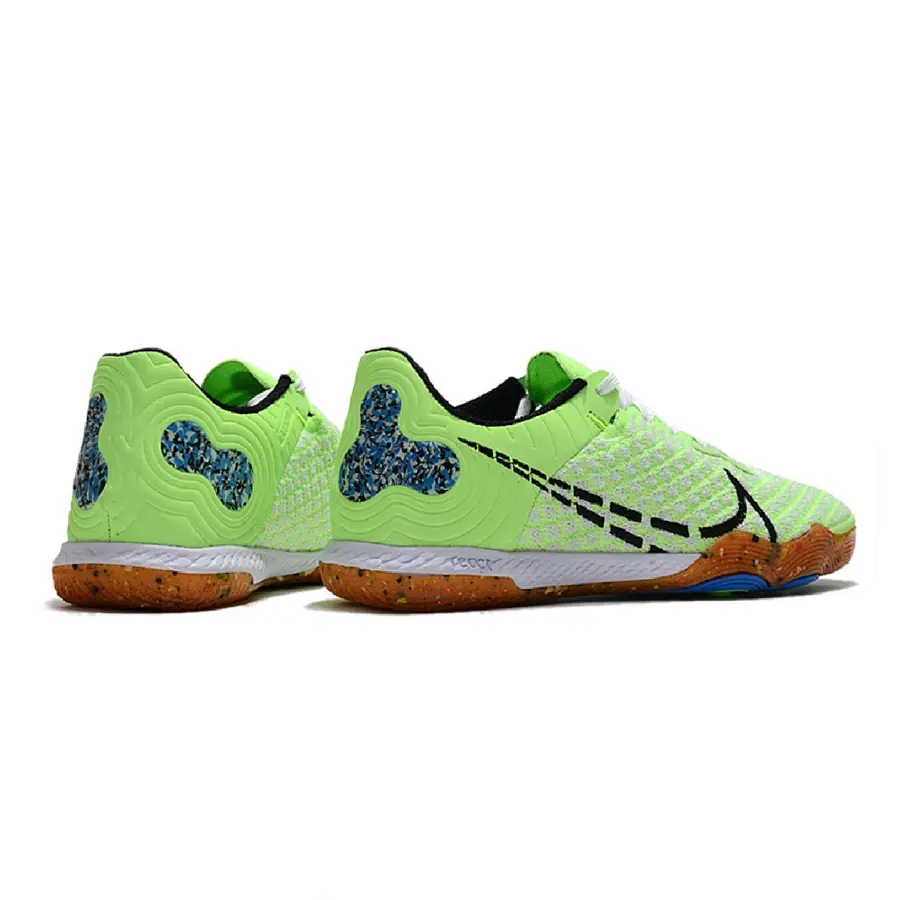 Nike Reactgato Green and White Indoor IC Football Boot