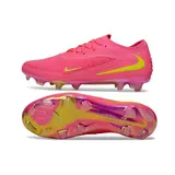 Nike Phantom 6 Elite Pink and Green Firm Ground FG Football Boot