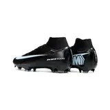 Nike Air Zoom Mercurial Superfly 10 Elite Black and White Firm Ground FG Kids Football Boot
