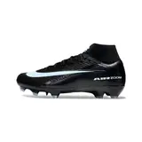 Nike Air Zoom Mercurial Superfly 10 Elite Black and White Firm Ground FG Kids Football Boot