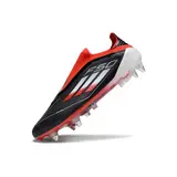 Adidas F50 Elite Laceless Black Red and White Mixed Studs SG Football Boot
