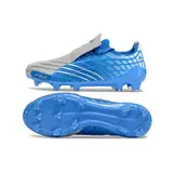 Adidas F50 Spider Blue and Silver Firm Ground FG Football Boot