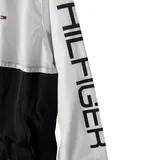 Tommy Hilfiger White and Black Windbreaker Jacket