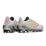 Adidas F50 Primeknit Elite Gray Pink and Yellow Firm Ground FG Football Boot