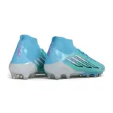Adidas F50 Hyperfast Elite Mid Cut Light Blue Firm Ground FG Football Boot