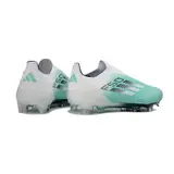 Adidas F50 Elite Laceless White Red and Green Firm Ground FG Football Boot - Aqua
