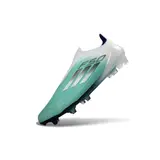 Adidas F50 Elite Laceless White Red and Green Firm Ground FG Football Boot - Aqua