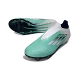 Adidas F50 Elite Laceless White Red and Green Firm Ground FG Football Boot - Aqua