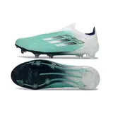 Adidas F50 Elite Laceless White Red and Green Firm Ground FG Football Boot - Aqua