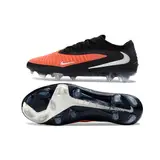 Nike Phantom 6 Elite Black and Orange Firm Ground FG Football Boot - Orange/White Swoosh
