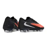 Nike Phantom 6 Elite Black and Orange Firm Ground FG Football Boot - Orange/White Swoosh