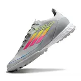 Adidas F50 Elite Turf TF Gray Pink and Yellow Football Boot
