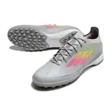 Adidas F50 Elite Turf TF Gray Pink and Yellow Football Boot