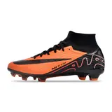 Nike Zoom Mercurial Superfly 9 Elite Orange and Black Firm Ground FG Kids Football Boot