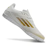 Adidas F50 Club Darkspark Pack Turf TF Football Boot - White/Gold