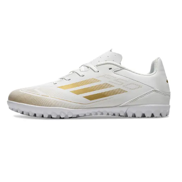 Adidas F50 Club Darkspark Pack Turf TF Football Boot - White/Gold