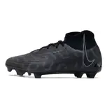 Nike Phantom Luna Black and Gray Firm Ground FG Football Boot