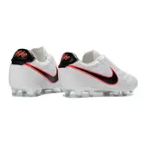 Nike Tiempo Ligera Pro White, Black and Red Firm Ground FG Football Boot