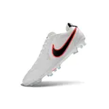Nike Tiempo Ligera Pro White, Black and Red Firm Ground FG Football Boot