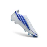 Adidas F50 Hyperfast Elite White and Blue Firm Ground FG Football Boot