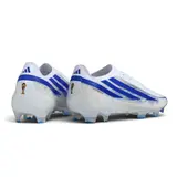 Adidas F50 Hyperfast Elite White and Blue Firm Ground FG Football Boot