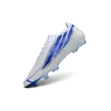Adidas F50 Hyperfast Elite White and Blue Firm Ground FG Football Boot
