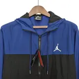 Jordan Black and Blue Windbreaker Jacket
