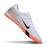 Nike Zoom Mercurial Vapor 16 Academy White and Orange Turf TF Football Boot