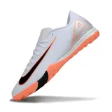 Nike Zoom Mercurial Vapor 16 Academy White and Orange Turf TF Football Boot