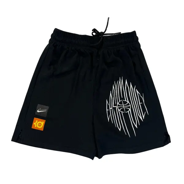 Nike Black and White Shorts - Line Art Print