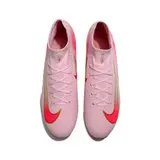 Nike Air Zoom Mercurial Superfly 10 Elite Pink Firm Ground FG Kids Football Boot - Light Pink/Volt