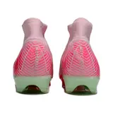 Nike Air Zoom Mercurial Superfly 10 Elite Pink Firm Ground FG Kids Football Boot - Light Pink/Volt
