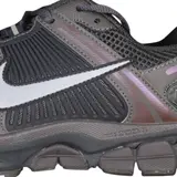 Nike Air Zoom Vomero 5 Gray and White Running Shoes - Dark Brown