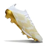 Adidas F50+ Elite White and Gold Firm Ground FG Football Boot