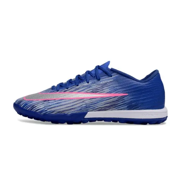 Nike Air Zoom Mercurial Superfly 11 Elite Dark Blue and White Turf TF Kids Football Boot - Blue Sole
